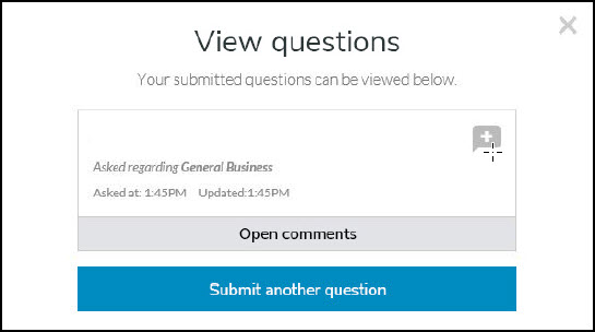 view questions